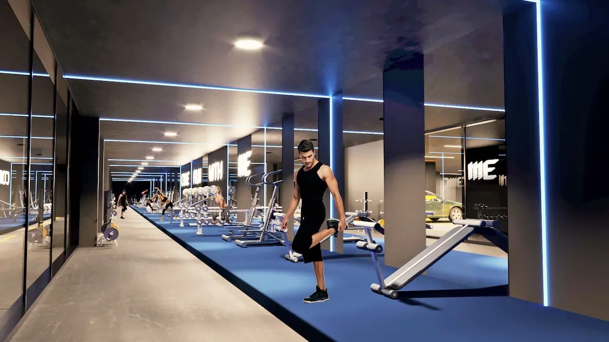 Gym area
